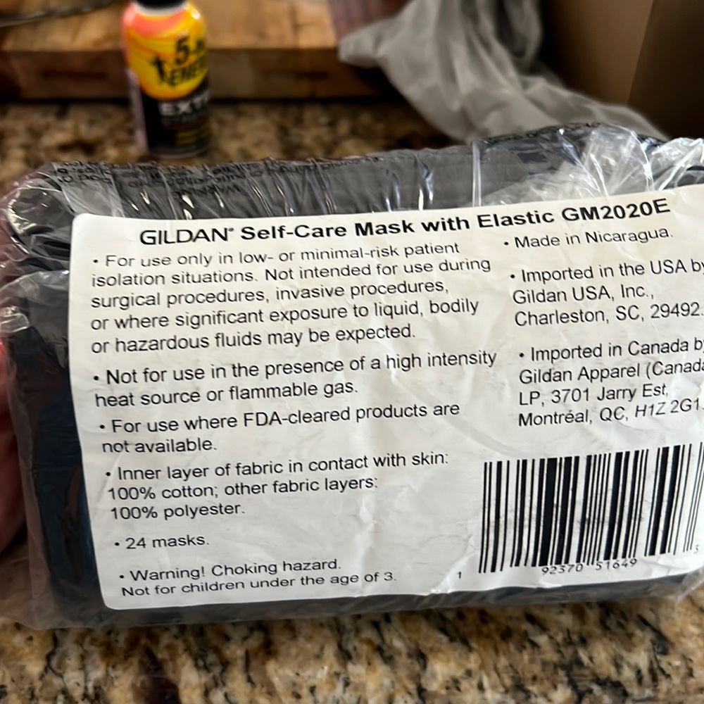 Gildan Face Masks 24 pack